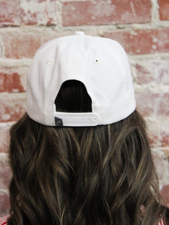 Local Girl Stone Rainbow Patch Rope Hat